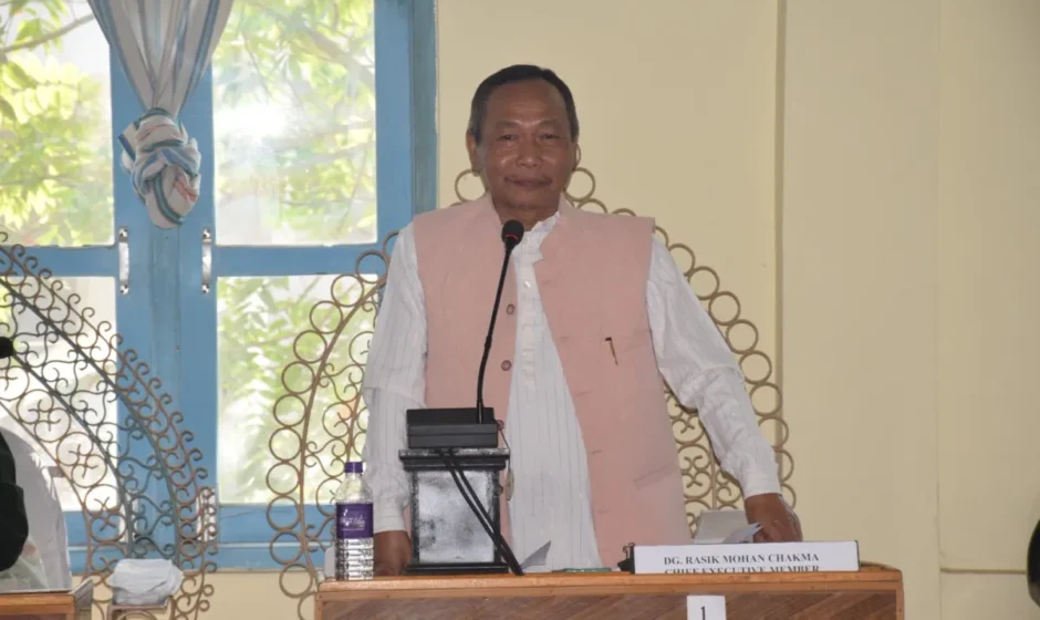 Mizoram: No-confidence motion removes Rasik Mohan Chakma from CADC leadership