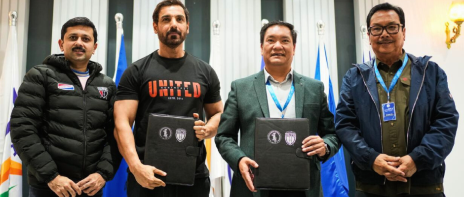 John Abraham signs MoU to boost football in Arunachal