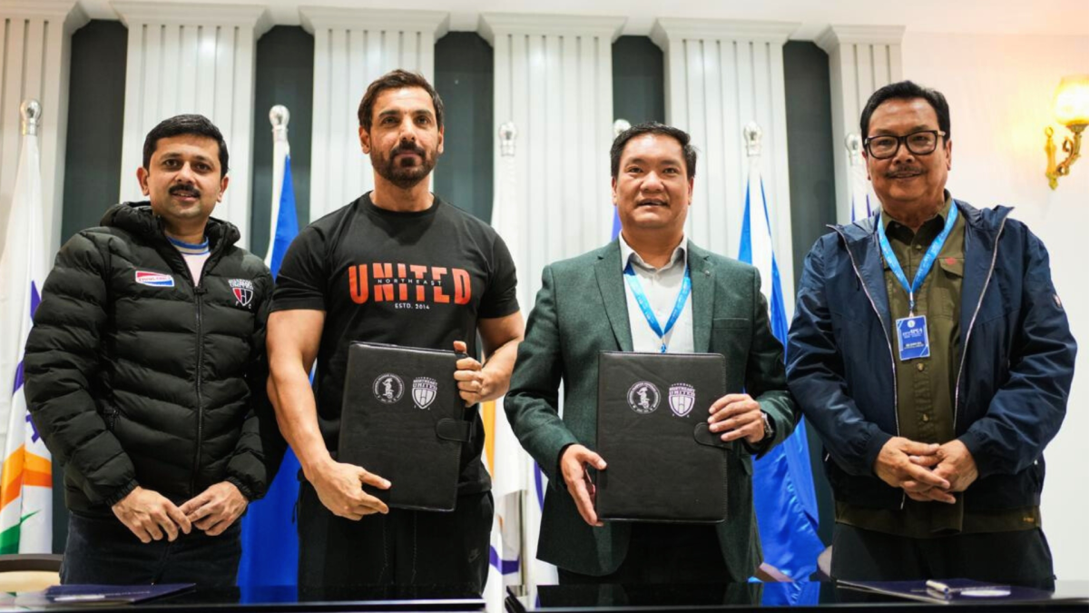 John Abraham signs MoU to boost football in Arunachal